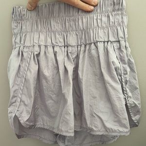 Free people movement light purple shorts